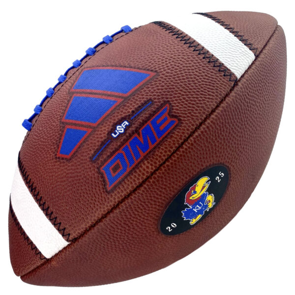 Official 2025 Kansas Jayhawks adidas Dime Game Football