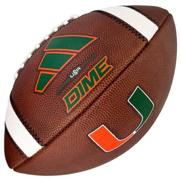 Official 2025 Miami Hurricanes adidas Dime Game Football