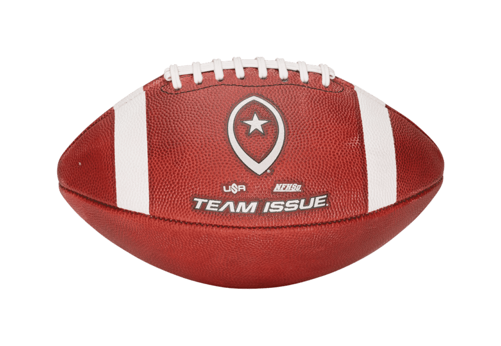 Team issue football with white logos
