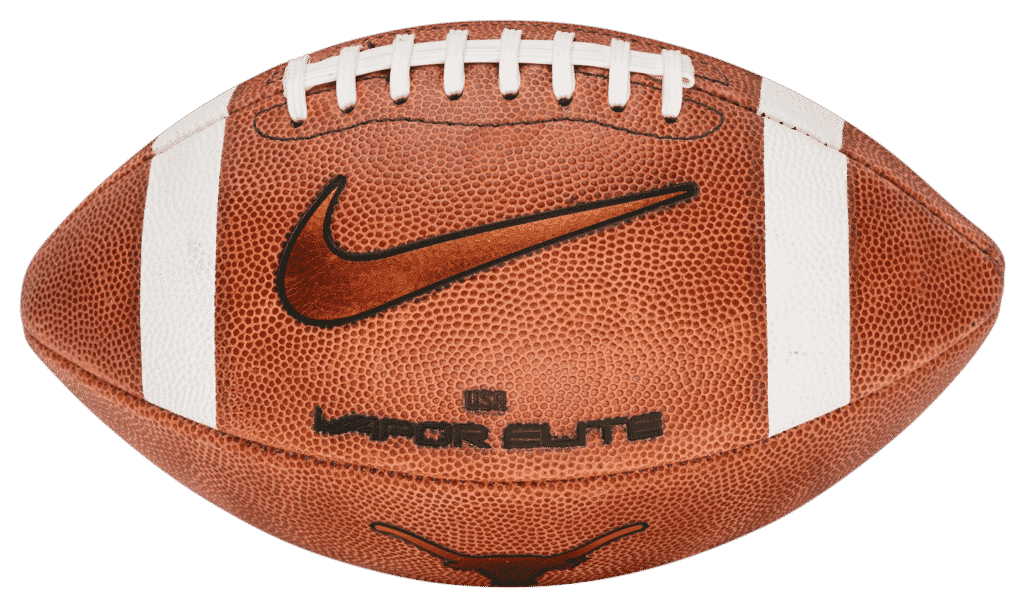 Handmade Time footballs on field