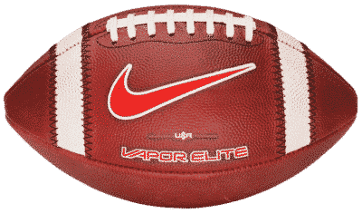 Nike Vapor Elite football with red logos