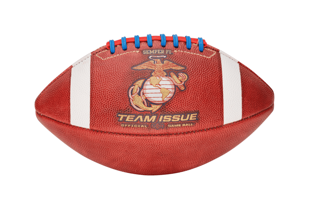 side view of Official Navy Leatherneck Football