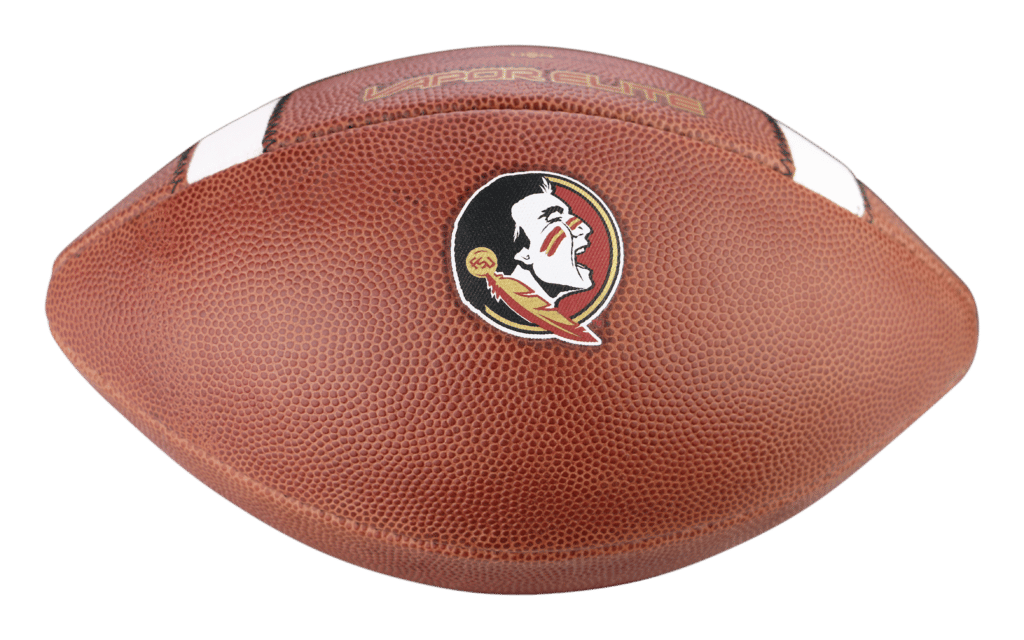 Brown Official Size NCAA Florida State Seminoles Composite Football 