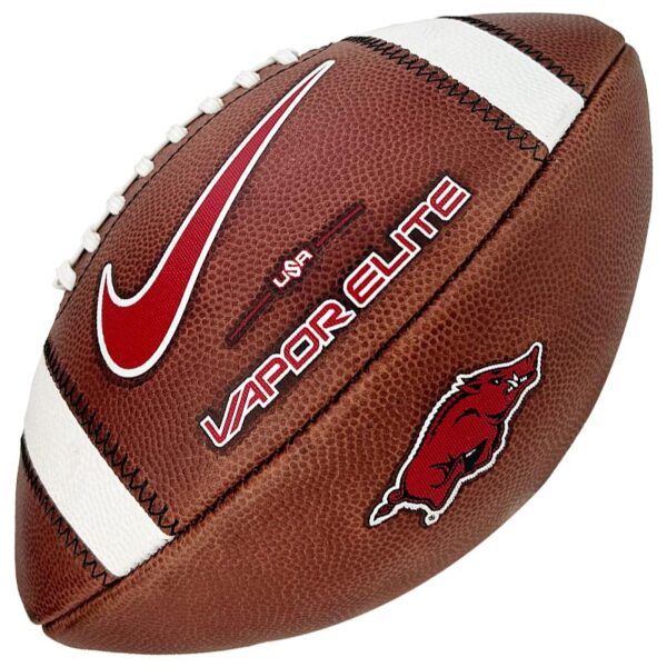 Official 2025 Arkansas Razorbacks Nike Vapor Elite Game Football