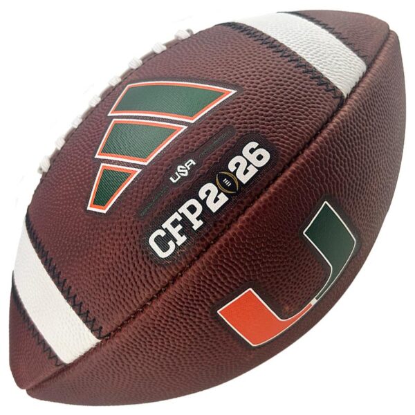 Miami Hurricanes | Official 2025-26 CFP Limited Edition  Miami Hurricanes adidas Dime Team Football