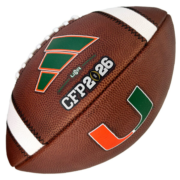 Miami Hurricanes | Official 2025-26 CFP Limited Edition  Miami Hurricanes adidas Dime Team Football